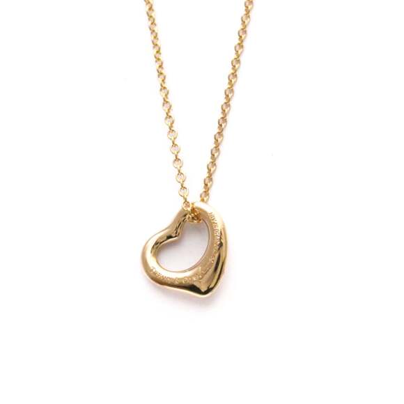 TIFFANY 18k Gold Heart Necklace